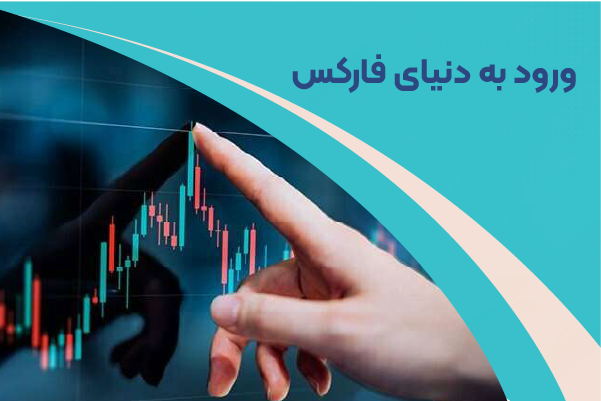 یک فرد در حال اشاره به نمودار فارکس است